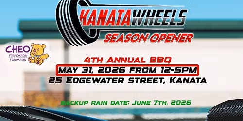 Kanata Wheels 4th Annual BBQ \/ 2026 Season Opener