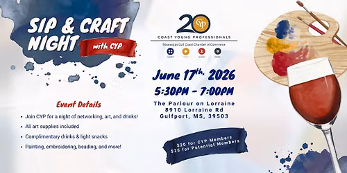 CYP Sip & Craft Night