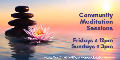 Community Meditation Sessions - Weekly on Sundays