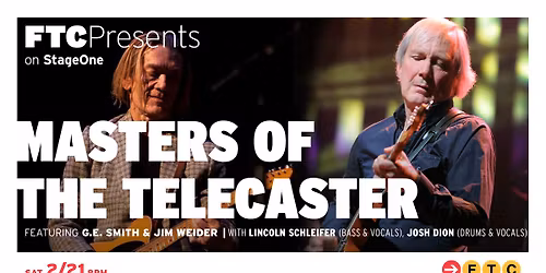 Masters of The Telecaster ft. G.E. Smith & Jim Weider \u2022 Fairfield, CT \u2022 StageOne