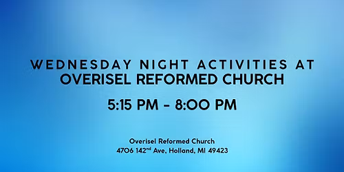 Wednesday Night Activities