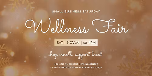 Small Business Saturday Wellness Fair
