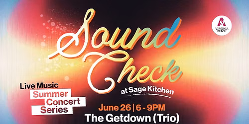 Sound Check at Sage Kitchen Virginia Beach: The Getdown (Trio)