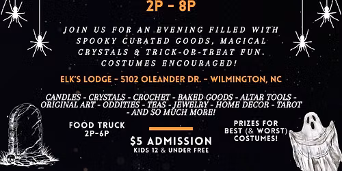 Crafts & Crystals SCARE FAIRE: A Night Market!