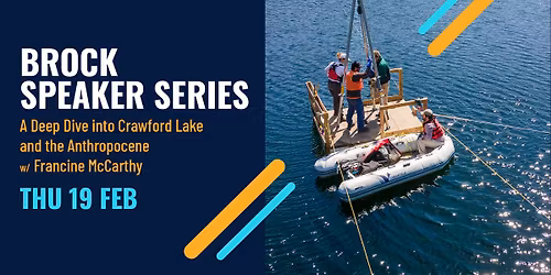 A Deep Dive into Crawford Lake and the Anthropocene \u2014 downtown St. Catharines