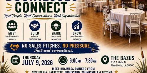 July Bayou Connect Event