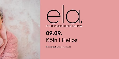 ela. \u2013 Pinke Pl\u00fcschjacke Tour \/\/ K\u00f6ln