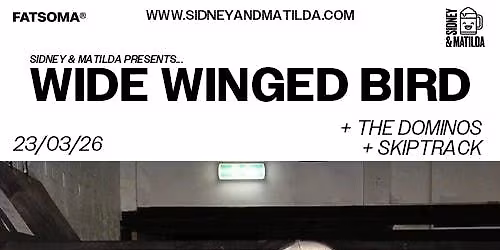 Wide Winged Bird + The Dominos + Skiptrack