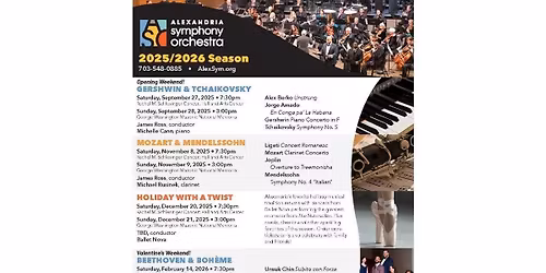 Virginia Symphony: Tchaikovsky's Piano Concerto