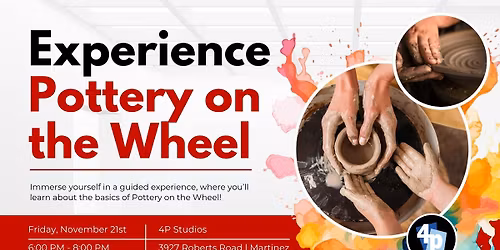 WORKSHOP: Pottery on the Wheel Experience