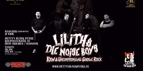 LILITH & THE NOISE BOYS - Psychobilly, Garage-Rock, Rock'n'Roll