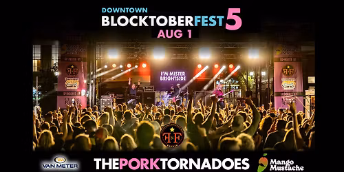 Blocktoberfest featuring The Pork Tornadoes, Reggae Rapids and School of Rock