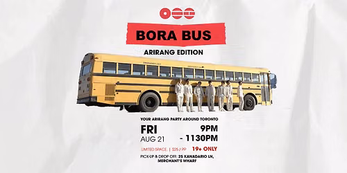 BTS BORA BUS - ARIRANG EDITION