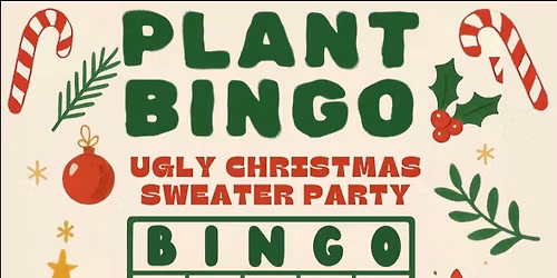 \ud83c\udf84 UGLY SWEATER PLANT BINGO \u2013 CHRISTMAS EDITION! \ud83e\udeb4