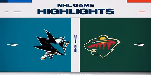 Minnesota Wild vs. San Jose Sharks