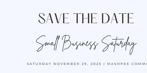 Small Business Saturday at Mashpee Commons