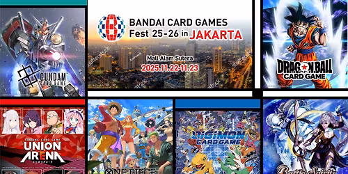 BANDAI CARD GAMES Fest 25-26 in Jakarta