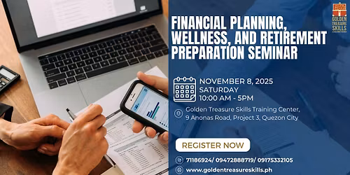 Financial Planning, Wellness, and Retirement Preparation Seminar