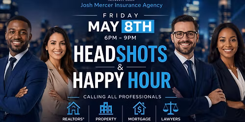 3rd Annual Headshot Happy Hour Sponsored by the Mercer Insurance Agency