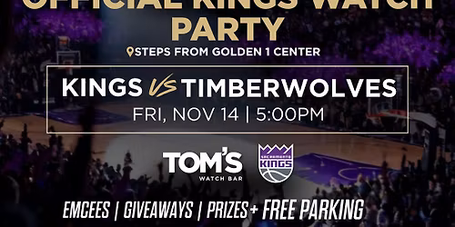 Official Sacramento Kings Watch Party
