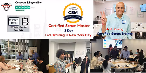 Certified ScrumMaster (CSM) In-Person Training