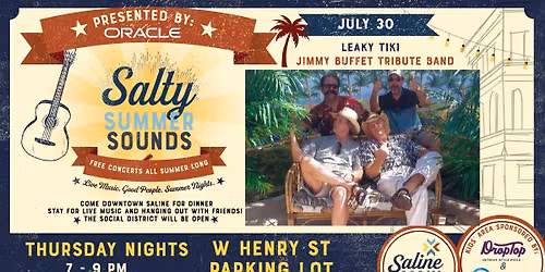 Salty Summer Sounds with Leaky Tiki! 