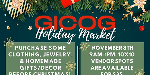 Golden Isles Church of God 4th Annual Holiday Market