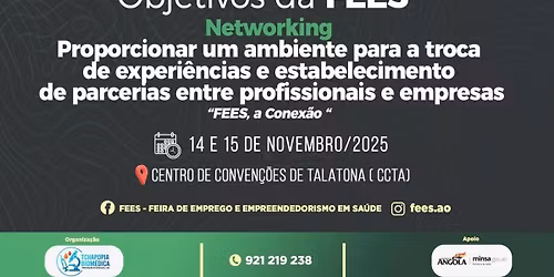 Pr\u00e9-FEES 2025 | Feira de Emprego e Empreendedorismo em Sa\u00fade 2025