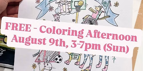 FREE - Coloring Afternoon