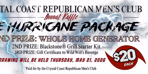 2026 CCRMC Hurricane Package Raffle