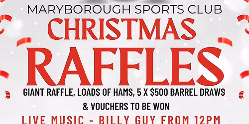 Christmas Raffles - Billy Guy