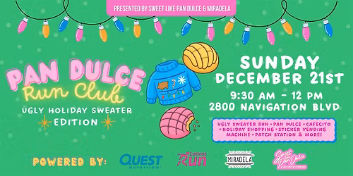 Pan Dulce Run Club - Ugly Holiday Sweater Edition