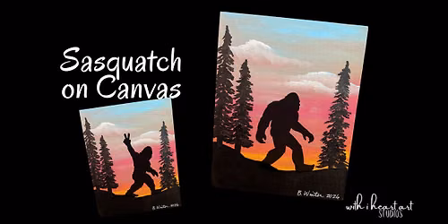 Sasquatch on Canvas