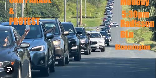 12 May 5:30pm Slow Roll Car Protest against megaMAGA Fundraiser