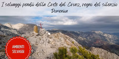 I selvaggi pendii della Crete dal Cronz, regno del silenzio