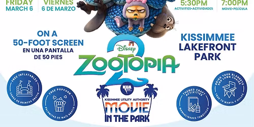 Movie in the Park: Zootopia 2