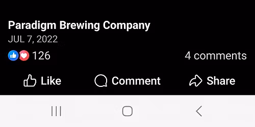 paradigm brewery sip & smash