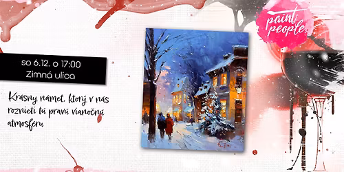 Zimn\u00e1 ulica - Ma\u013euj s PaintPeople