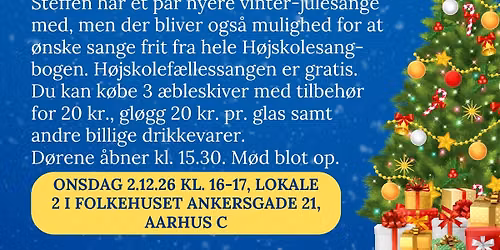 H\u00f8jskolef\u00e6llessang med juletwist