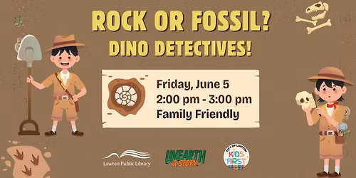 Rock or Fossil? Dino Detectives!