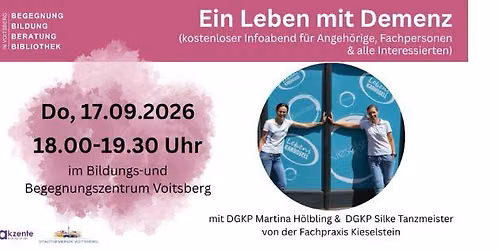 Infoabend "Ein Leben mit Demenz"