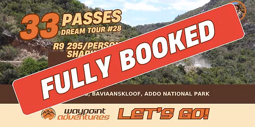 33 Passes Dream Tour #28 - 2026 (FULLY BOOKED)