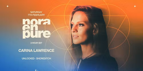 NORA EN PURE EXTENDED SET @ UNLOCKED SHOREDITCH, LONDON