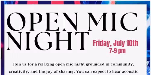 Open Mic Night