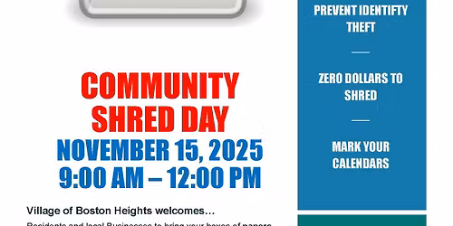 Community Shred Day 