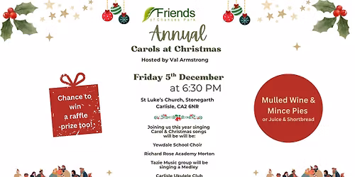  The Friends of Chances Park Annual Carols at Christmas 