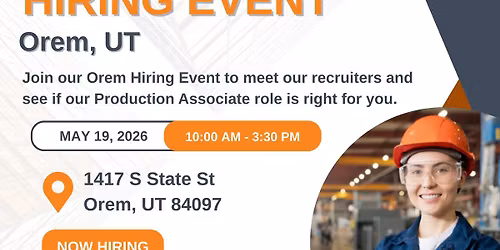 Orem, UT Jobs - Nexeo Staffing Hiring Event