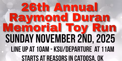 26th Annual Raymond Duran Toy Run
