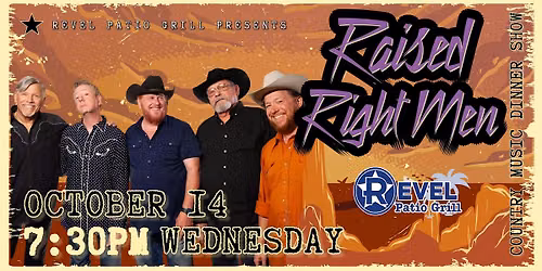Dinner Show with Raised Right Men - Pure Country Dinner Experience