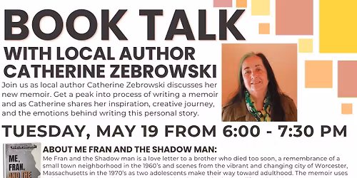 Book Talk with with Local Author Catherine Zebrowski